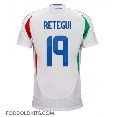 Italien Mateo Retegui #19 Udebanetrøje EM 2024 Kortærmet